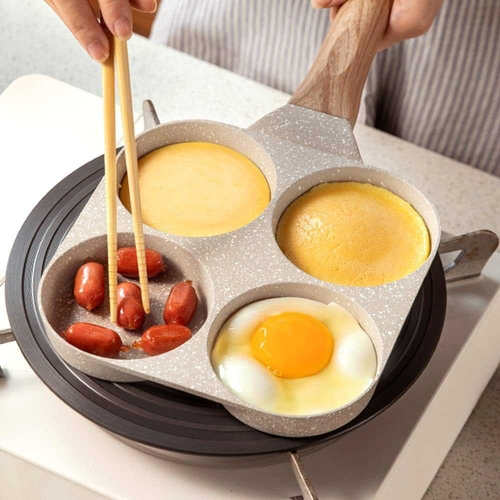 4-Hole Nonstick Frying Pan – photo 1