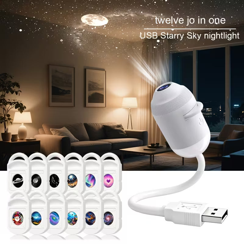Mini USB Starry Sky Projection Lamp – photo 1