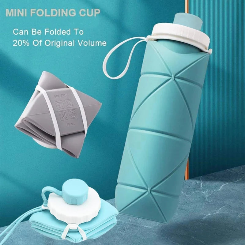 Foldable Silicone Water Bottle – photo 2