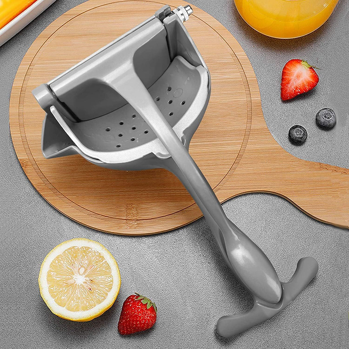Stainless Steel Manual Lemon Squeezer – photo 1