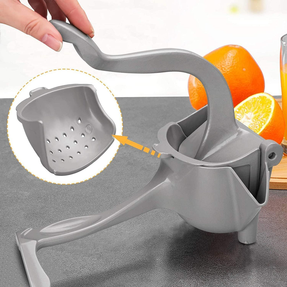 Stainless Steel Manual Lemon Squeezer – photo 3