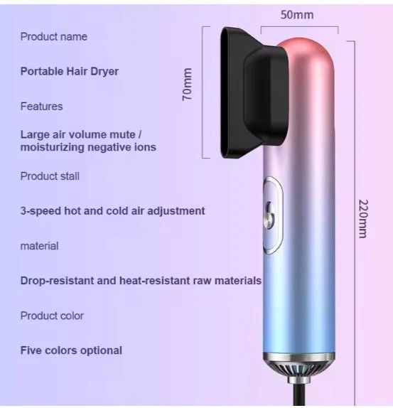Compact Foldable Hair Dryer – photo 3